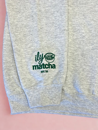 ILY SO MATCHA Crewneck