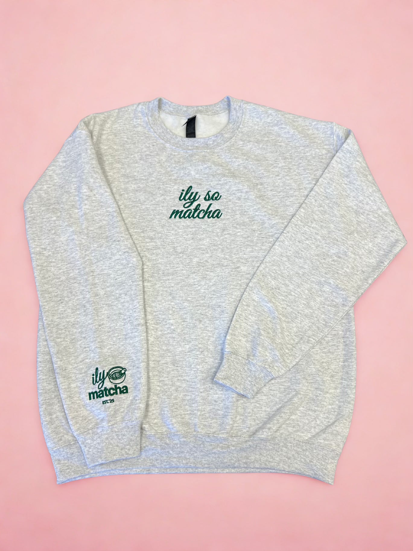 ILY SO MATCHA Crewneck